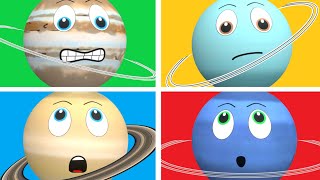 Planets and their Rings for Kids | Solar System for Kids