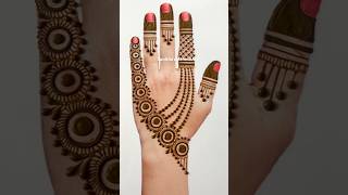 Easy Simple Beautiful circular Mehndi design| #sunithasmehndiart #mehndi #easymehndi #youtubeshorts