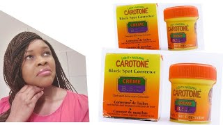 CAROTONE  BLACK  SPOT CORRECTOR /MY HONEST   REVIEW