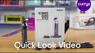 BABYLISS Super-X Metal Series T996U Wet \u0026 Dry Beard Trimmer - Quick Look