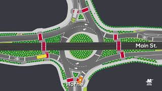 Roundabout Navigation – Large Vehicles