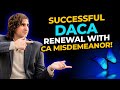 DACA Renewal with California Misdemeanor