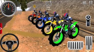 Us Motorcycle Dirt Bikes Stunts Driving #3 Offroad Outlaws Android iOS Gameplay Video FHD