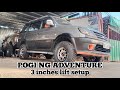 Mitsubishi Adventure 3/inches lift 235mud tire