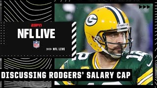 The significance of the Packers lowering Aaron Rodgers’ salary cap with new deal | NFL Live