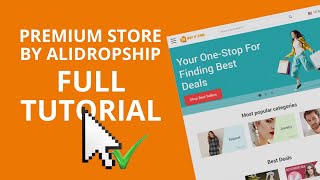 Dropshipping Tutorial 2021 [How to set up AliDropship Premium Store]