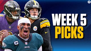 Early NFL Week 5 Picks [Bengals at Ravens, Steelers at Bills and MORE] | CBS Sports HQ