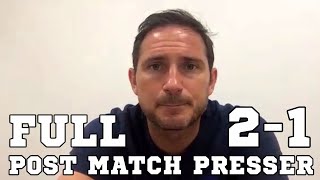 Aston Villa 1-2 Chelsea - Frank Lampard FULL Post Match Press Conference - Premier League