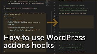 How to use action hooks - WordPress action hook tutorial