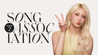 JEON SOMI Sings TWICE, Dua Lipa, & PinkPantheress ft Ice Spice in ROUND 2 of Song Association | ELLE