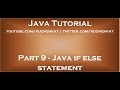Java if else statement