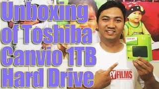 Toshiba Canvio Basics 1TB Hard Drive Unboxing and Speed Test