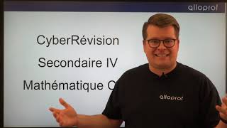 CyberRévision (2019) | Mathématiques — Examen du ministère de secondaire 4 (CST)