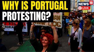 Protests In Lisbon Calling On The Constitutional Basic Right To Housing | Portugal Protests Today