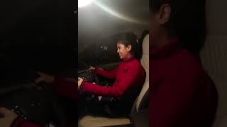 बायको ला गाडी शिकवली#बायको ला ड्रायव्हिंग क्लास लावायची गराज नाही#husbandwife #car#driving #driving