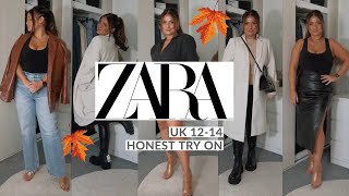 ZARA (HONEST) TRY ON FOR UK SIZE 12-14 BODY - FLATTERING OR FRUMPY?