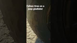 Falken tires on a Jeep Gladiator