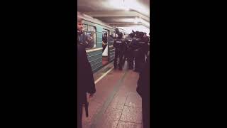 Спартак - ЦСКА 29.10.2016 Драка на станции Таганская