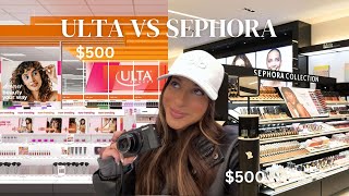 $500 at SEPHORA vs. $500 at ULTA | Sephora Shopping | Ulta Shopping