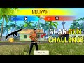 SCAR Gun Challenge in ( Cs ranked )  Free Fire - The RJ05 Gaming