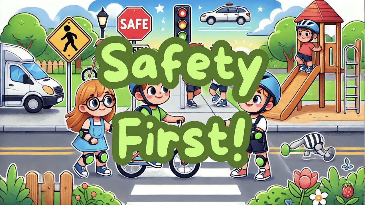 Safety First Always Be Safe Educational Song For The Kids Youtube