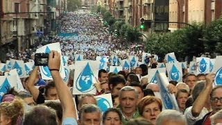 Spain: Protest against ETA prisoners' group arrests