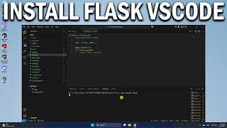 How To Install Flask in Visual Studio Code with Sample API Example - Easy Fix