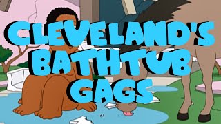 Family Guy | Cleveland's bathtub gags