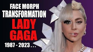 Lady Gaga - Transformation (Face Morph Evolution 1987 - 2023...)