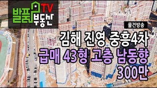 김해 진영아파트 매매 진영중흥S클래스 에코시티 4차 43형 분양권 고층 급매 300만