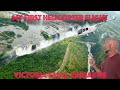 Epic First Helicopter Ride Over Victoria Falls!