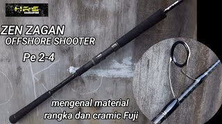 Custom rod, zen zagan ofshore shooter pe 2-4 702 custom build