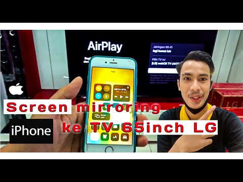 Cara Mirroring Hp Iphone Ke Tv Lg - YouTube