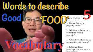 Essential English Vocabulary 5 (Q\u0026A on Food) IELTS 雅思必备英语词汇 Learn Use Words 学习发音使用 IELTS