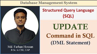 Lec: 63 | UPDATE Command in SQL | DML Statement | DBMS | Bangla Tutorial