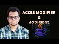 Explained | Types | Access Modifier | Modifiers' | Void | Return Type | #java #tech  #javatutorial