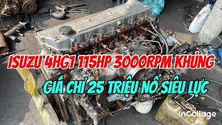 Bán Máy Isuzu 4 Bét Kim 115hp 4HG1 3000rpm Nhẹ Kg Chỉ 25tr Thôi 0923,5555,97 Tâm| Tâm Vlog|Bán Ghe