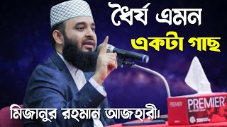 - ধৈর্য এমন একটা গাছ।মিজানুর রহমান আজহারী!  rahman ajhari#bangla #waz #নতুন_ওয়াজ