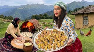 Village Life: Homemade Cheese & Freshly Baked Flower Bread