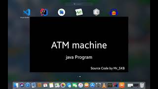 ATM Machine java source Code tutorial 2021