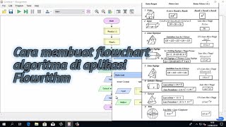 Tugas Membuat Flowchart Algoritma Rumus Matematika |Tutorial penggunaan aplikasi Flowgorithm|