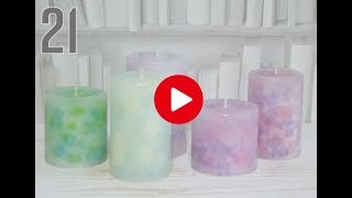 基礎から始めるキャンドル制作　21 チップキャンドル Candle making