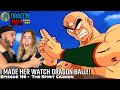 TIEN'S ULTIMATE MOVE: TRI-BEAM!!! Girlfriend's Reaction Original DB Episode 100