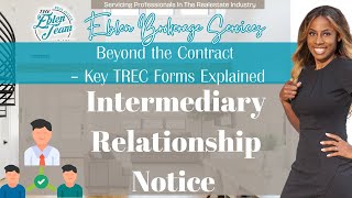Intermediary Relationship Notice Explained – Everything Texas Agents Must Know
