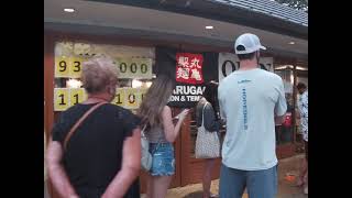 Inside Marugame - the most popular Japanese udon place in Hawaii