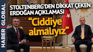 Stoltenberg'den Son Dakika Türkiye Açıklaması: Erdoğan Detayı Dikkat Çekti