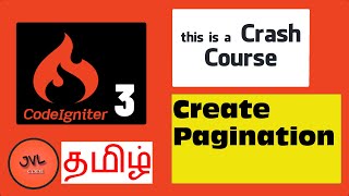 CodeIgniter 3 in Tamil - 42 - How to make Pagination