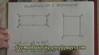 Properties of a Rectangle