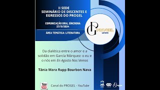 I I SEDE - Comunicação Síncrona Literatura -Tânia Mara Rupp Bourbon Nava