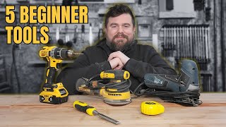 5 WoodworkingTools for Beginners!